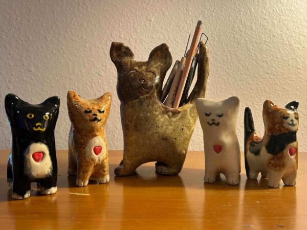 Clay Cat Workshop – Ann Coskey-Wasserman